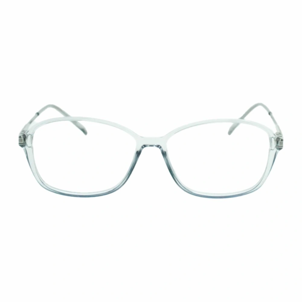 Crystal Clear Oval Eyeglasses