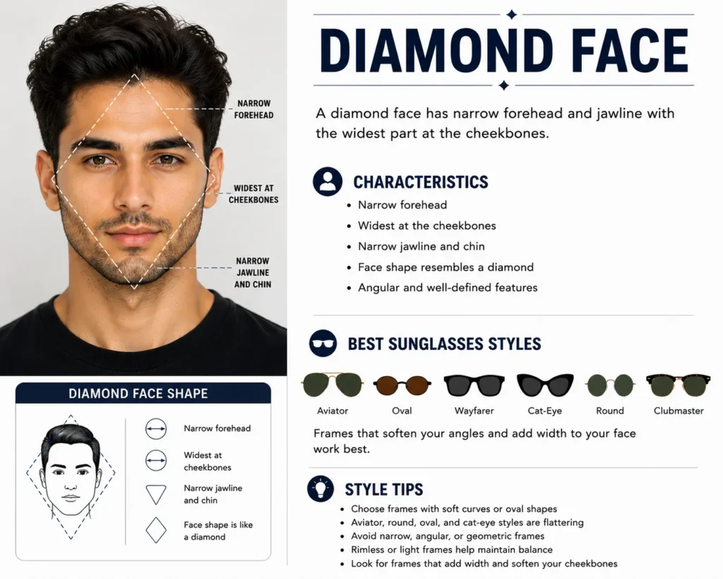 Diamond Face Shape