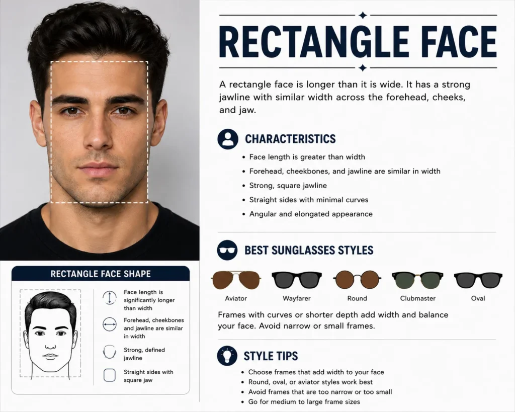 Rectangle Face Shape