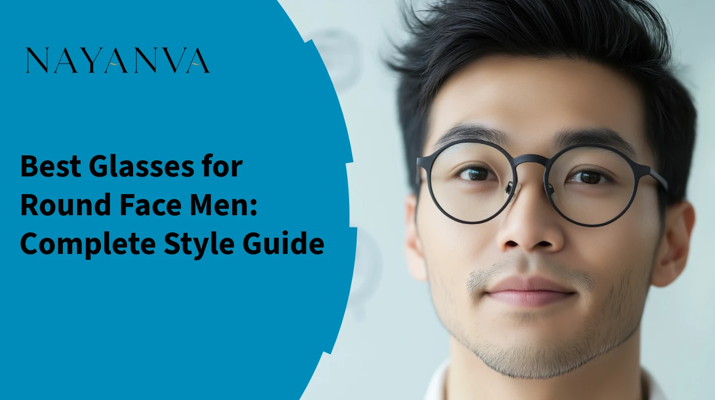 best glasses round face men