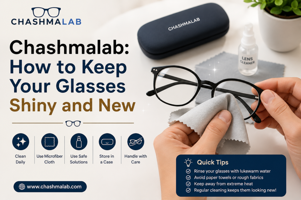 how to keep glasses shiny and clean