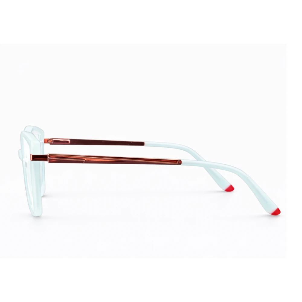 Aqua Marine Light Cat Eye Eyeglasses for Women - Image 4