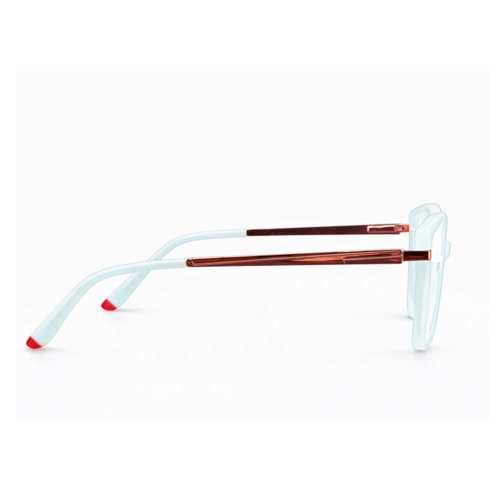Aqua Marine Light Cat Eye Eyeglasses for Women - Image 5
