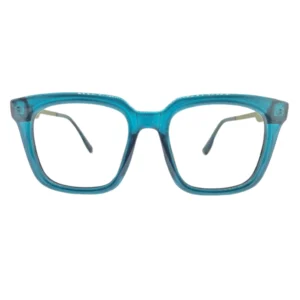 Blue Full-Rim Eyeglass Frame