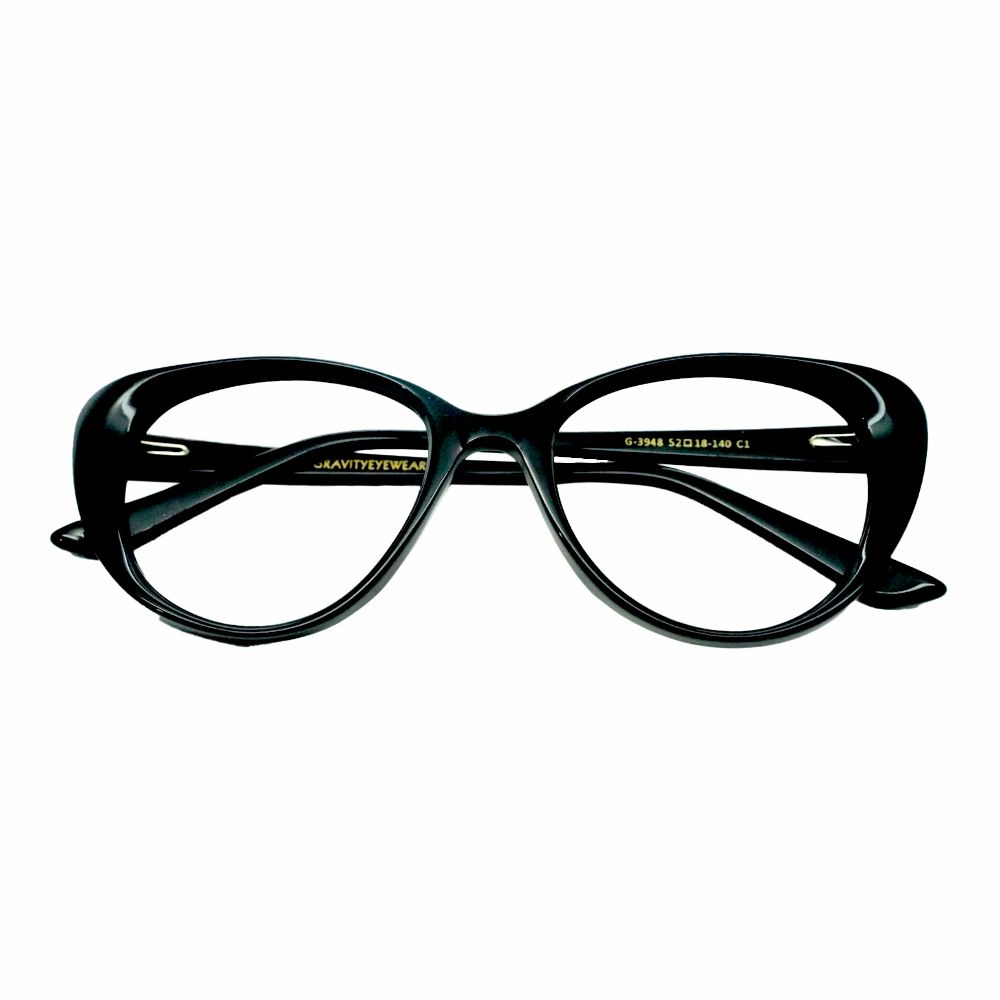 Classic Black Cat Eye Glasses – Vintage Inspired Eyewear for Women - Image 2