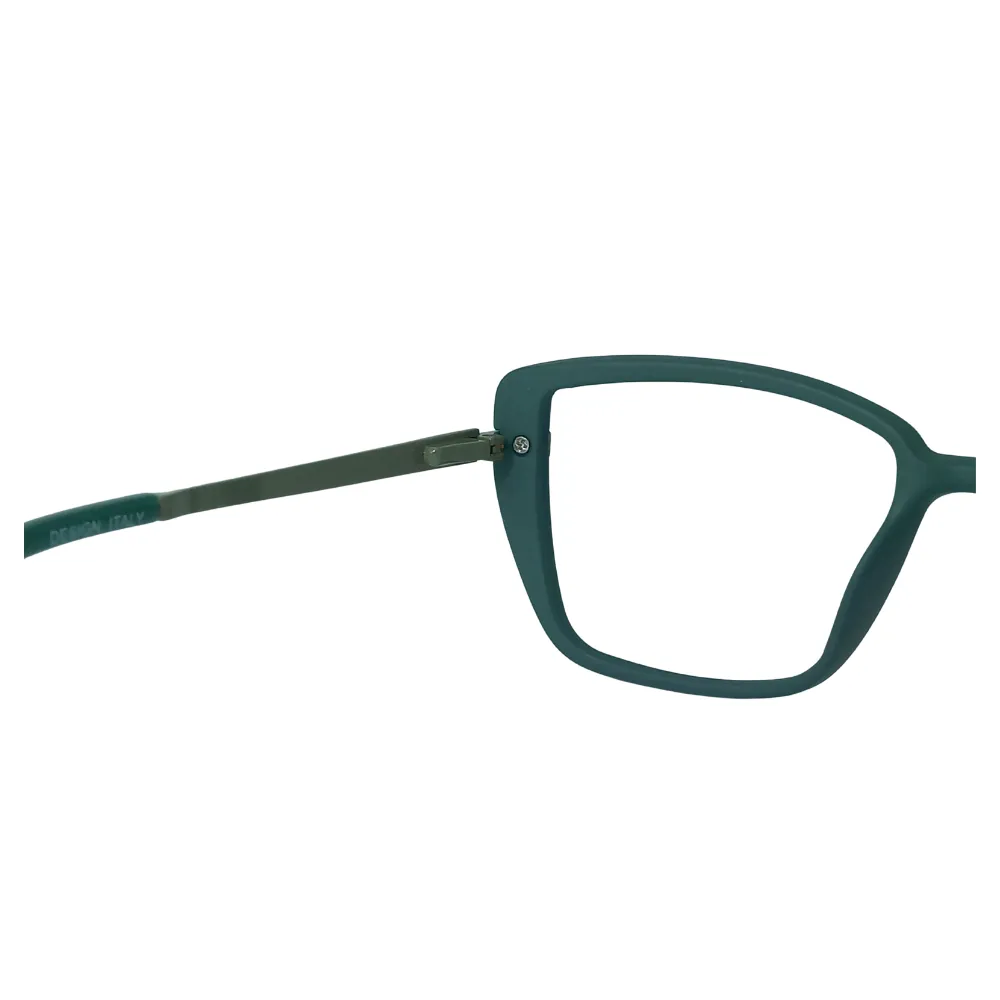 Trendy Green Square Eyeglasses - Image 4