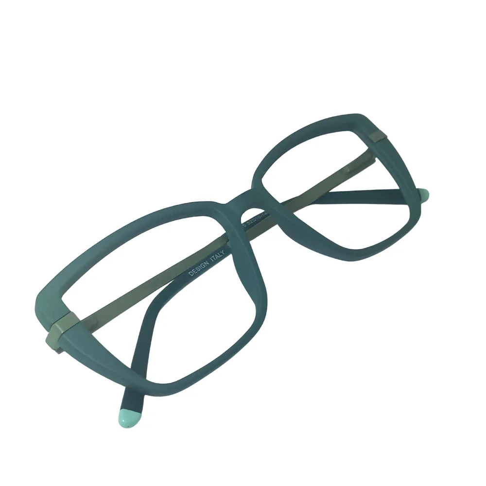 Trendy Green Square Eyeglasses - Image 6