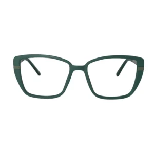 Trendy Green Square Eyeglasses