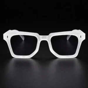 Transparent Square Frame Sunglasses for Men