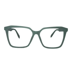 Matte Green Square Eyeglasses