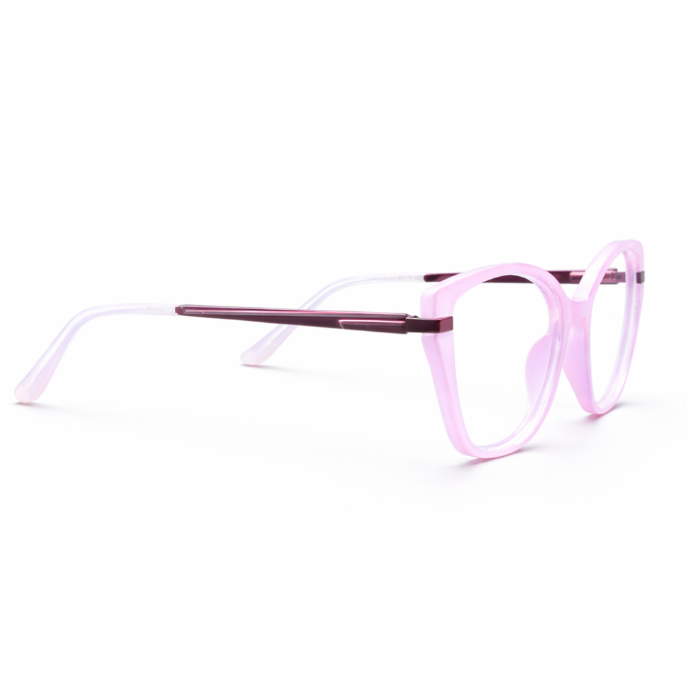 Lavender Cat Eye Eyeglasses for Women | Stylish Light Lavender Frame - Image 5