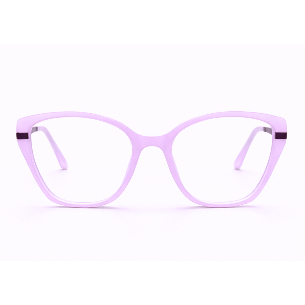 Lavender Cat Eye Eyeglasses for Women | Stylish Light Lavender Frame