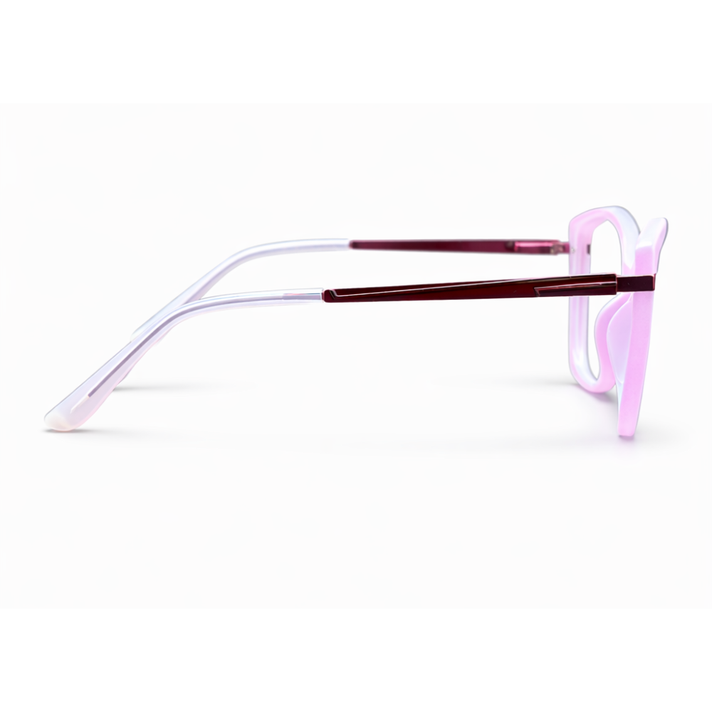 Lavender Cat Eye Eyeglasses for Women | Stylish Light Lavender Frame - Image 3