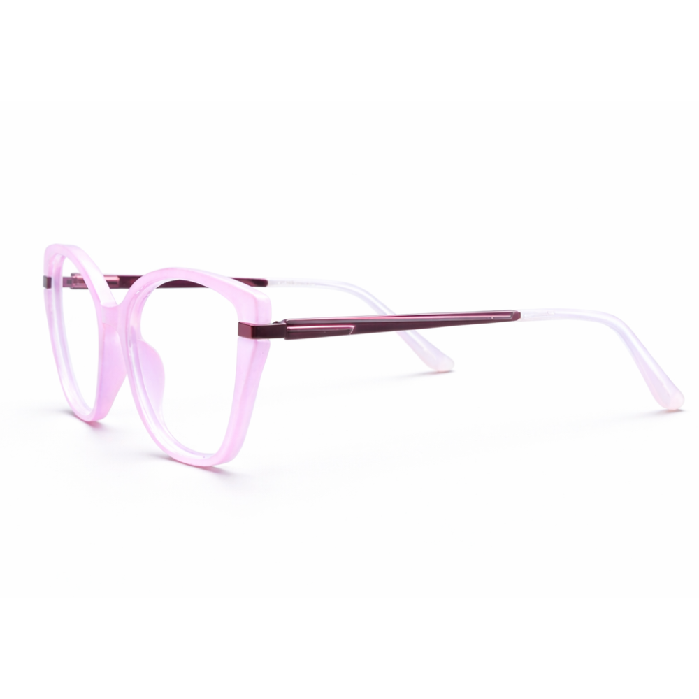 Lavender Cat Eye Eyeglasses for Women | Stylish Light Lavender Frame - Image 4