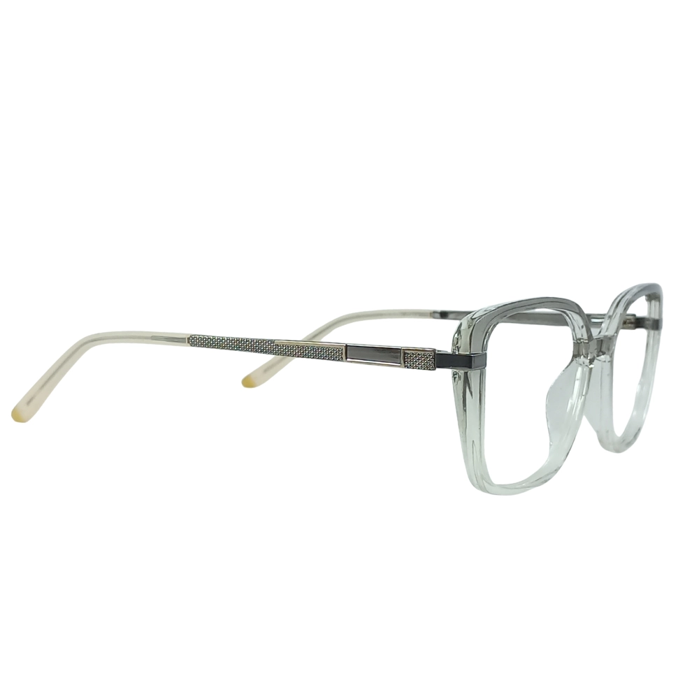 Transparent Square Eyeglasses - Image 3